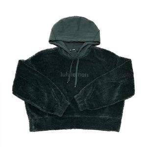 Lululemon Textured Fleece Embroidered Logo Hoodie